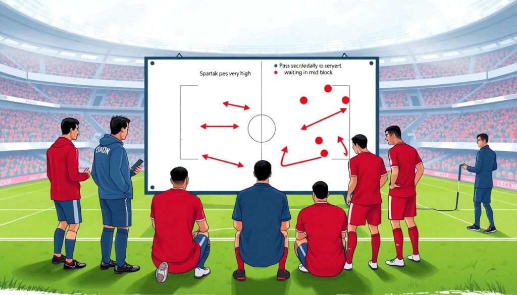 Тактическая эволюция «Спартака»: от классического советского стиля до современного прессинга - иллюстрация